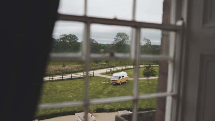 old timer wedding car vw