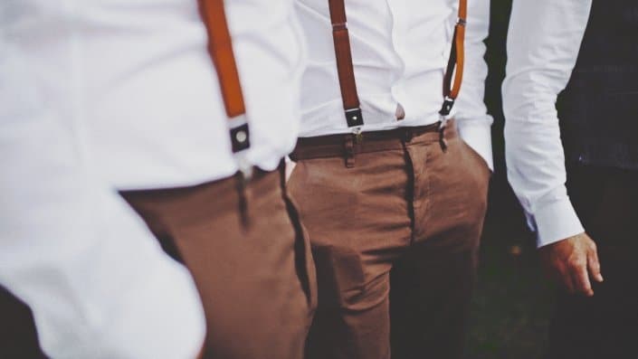 modern style cloths on page boys
