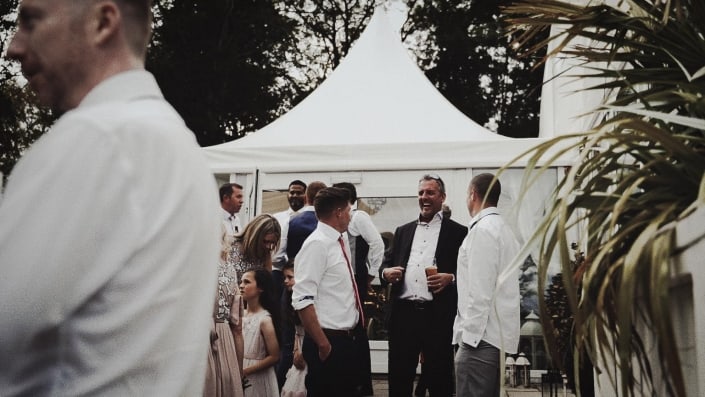 Marque wedding making people lough