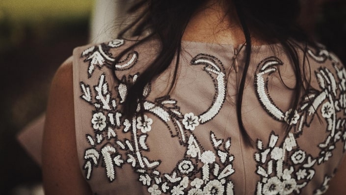 Bridesmaid dress details