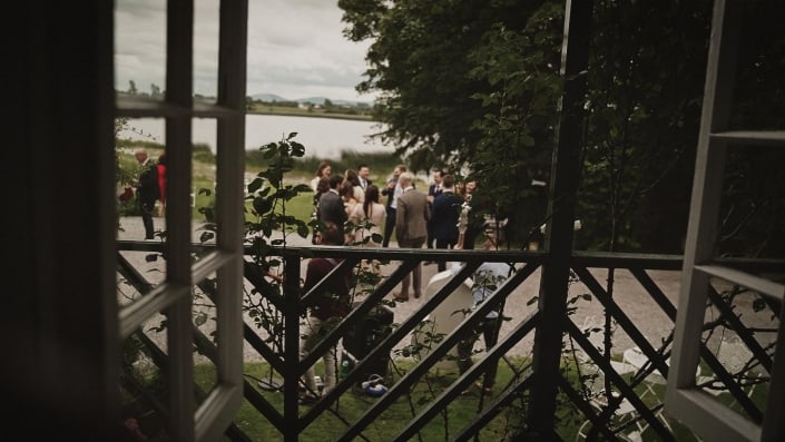 View at lake from window in main house