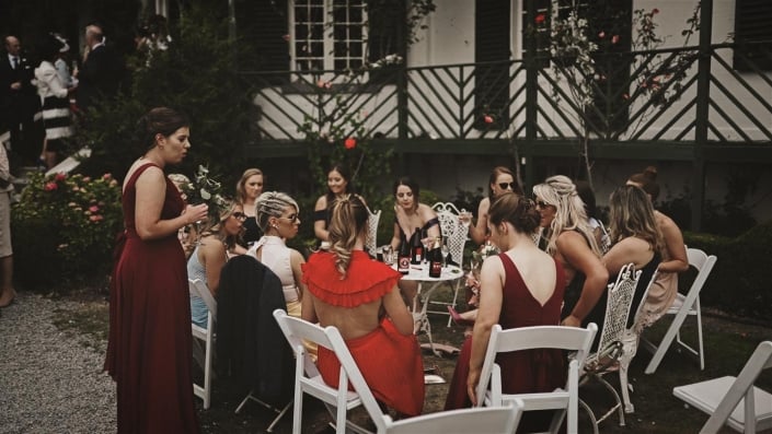 Bridesmaids having fun in Tipperary