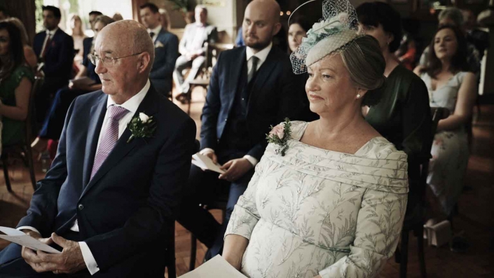 Parents of Bride watching for marriage celebration
