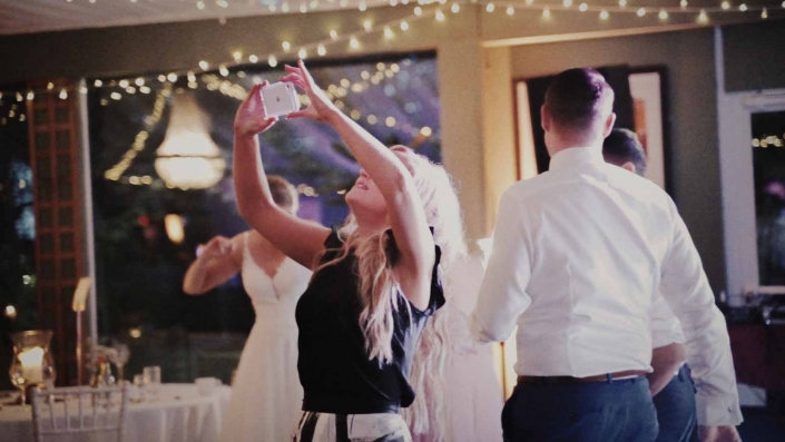 selfi on dance floor