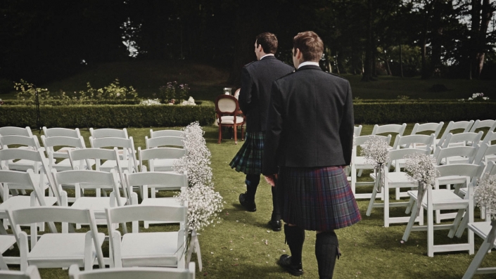 first look at ceremony location
