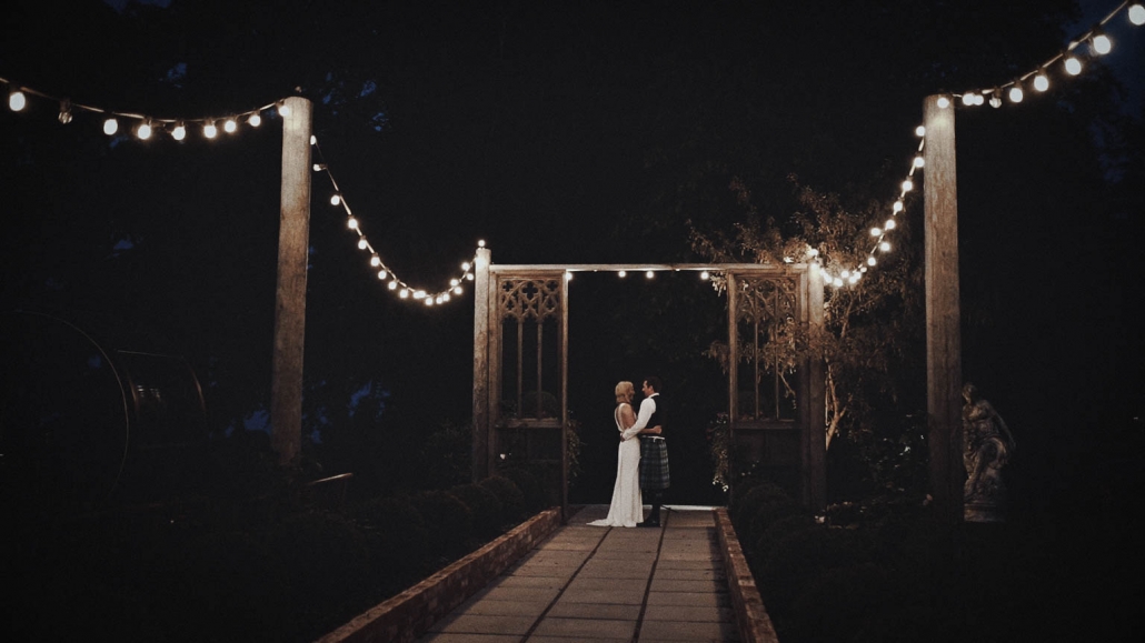 Tinakilly House night wedding pictures