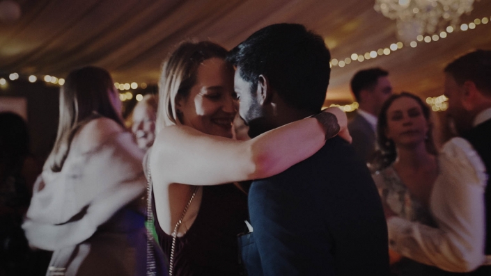 couple dancing with love