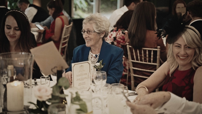 grandmother smiling