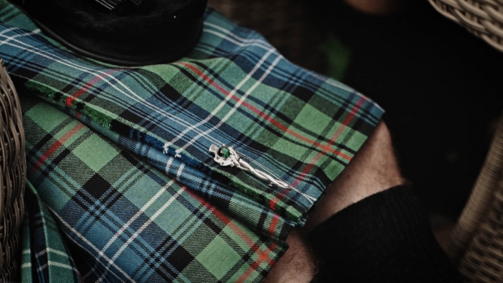 Scottish kilt pin