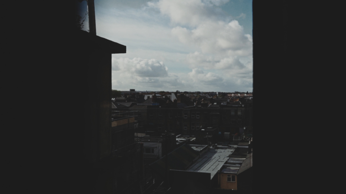 view at Dublin city form the dean hotel