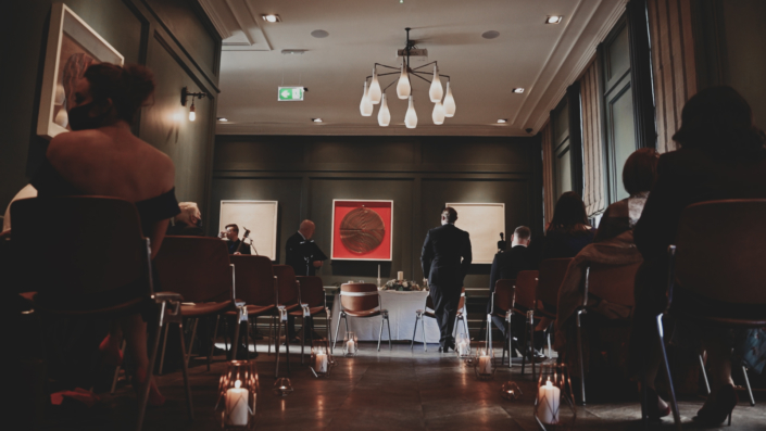 The Dean Hotel wedding ceremony