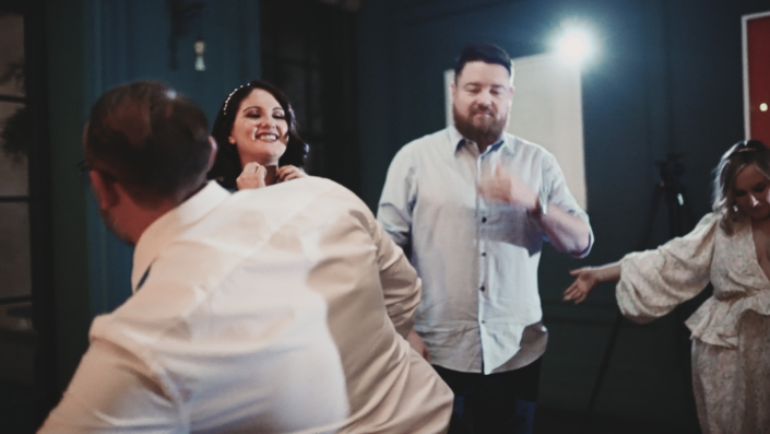 dancing on dance floor