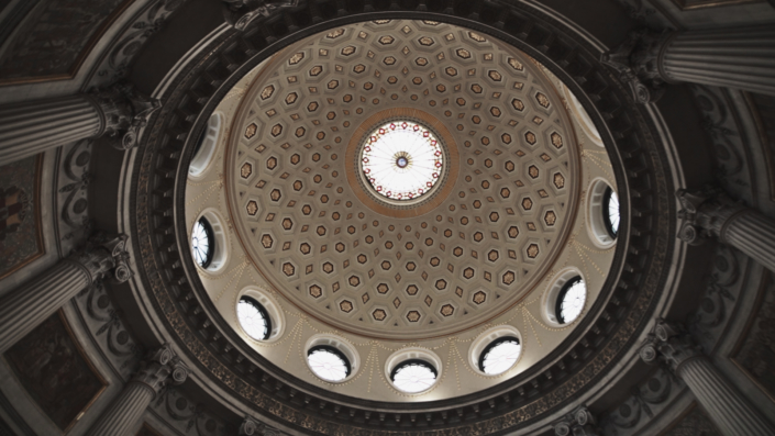 city hall interior celling