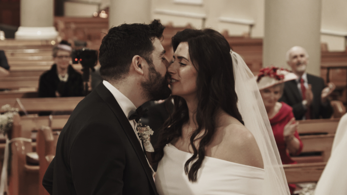 wedding kiss
