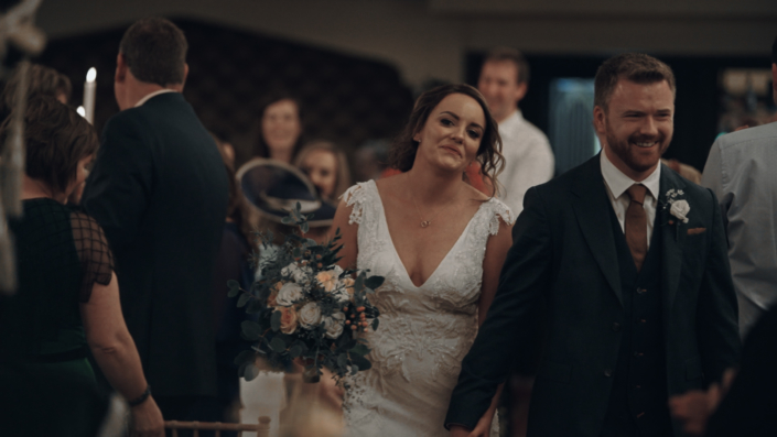How to enter wedding room.