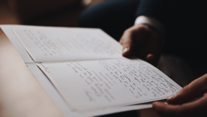 letter from groom