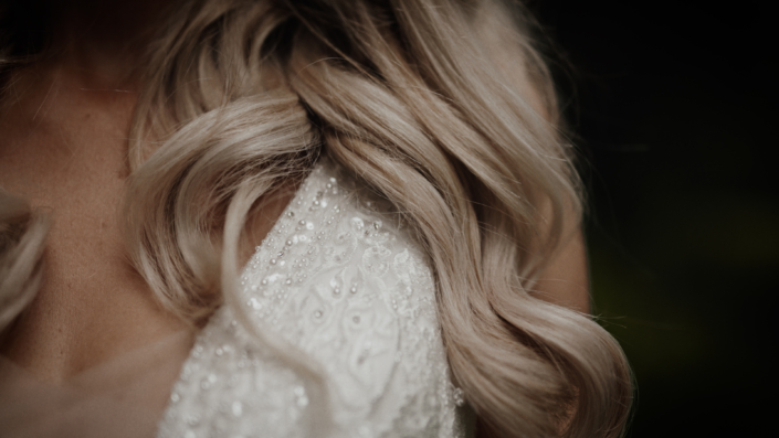wedding dress detail