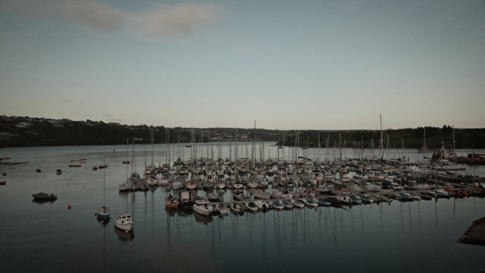 marine boats next to acton hotel