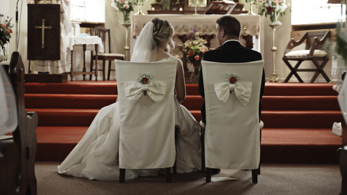 Gemma wit Cian during ceremony