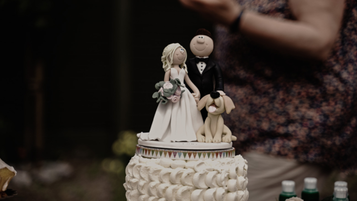 close look at wedding decoration