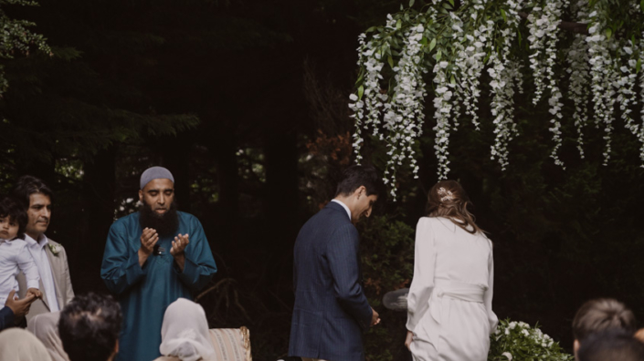 outdoor marriage ceremony