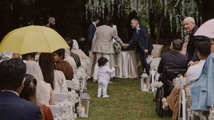 outdoor marriage ceremony