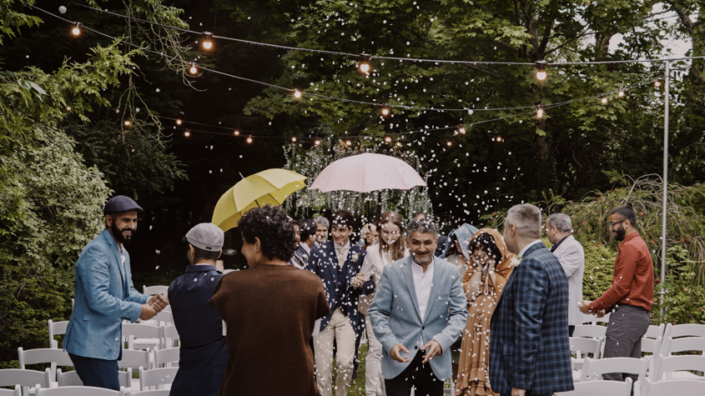 outdoor marriage ceremony