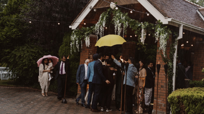 outdoor marriage ceremony