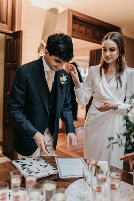 marriage certificate sign