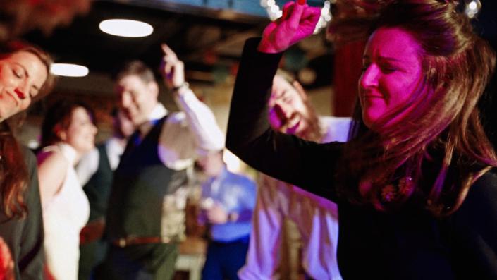 Dancing on wedding